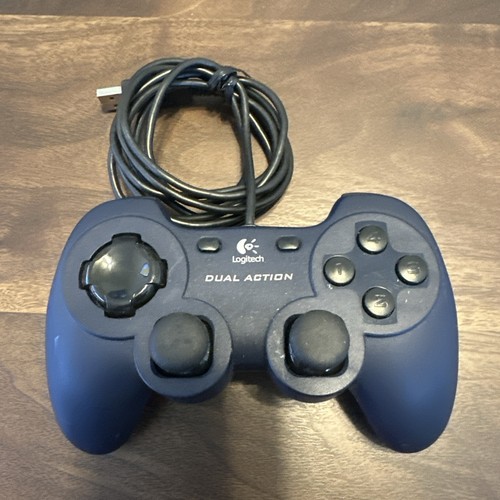 Logitech dual action - action, navy