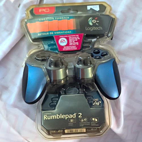 New sealed logitech rumblepad - new,