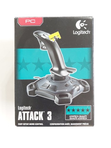 Logitech attack video game - attack,